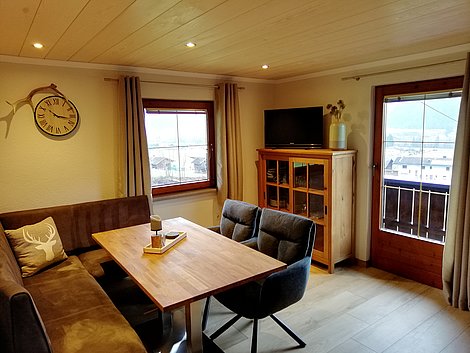 Apartment Wiese - living room/kitchen - Haus Franka, Zellbergeben, Zillertal